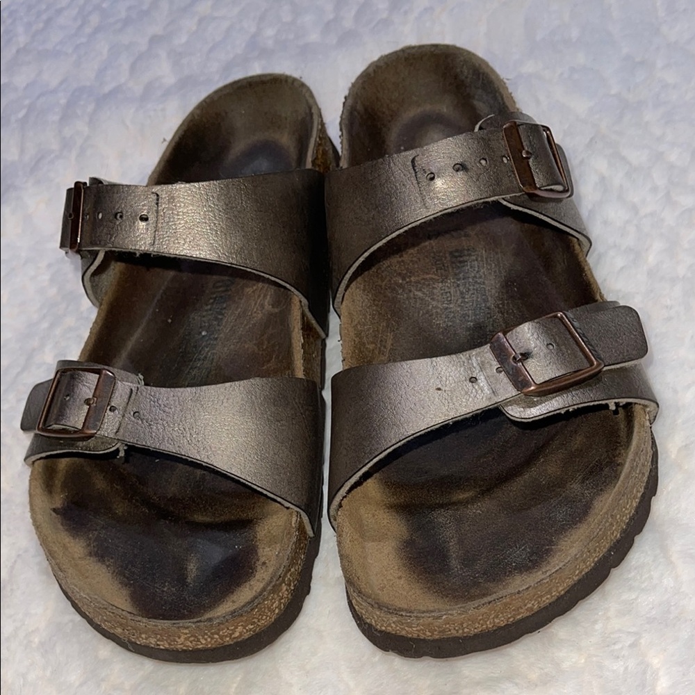 Birkenstock Metallic Double Strap Sandals